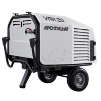 Motocompresor ROTAIR VRK 20 AE presiune 6 bar debit 1900 l/min motor Honda GX 690 22.5 cp