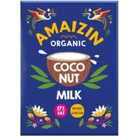 Lapte de Cocos Bio, 17% Grasime, Tetra Pack, Amaizin, 500 ml