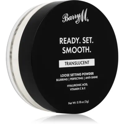 Barry M Ready Set Smooth pudra pulbere matifianta culoare Translucent 5 g