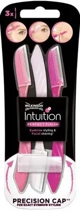 Wilkinson Sword Intuition Instrument pentru sprâncene și față Perfect Finish, 3 buc