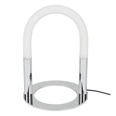 Veioză argintie LED cu intensitate reglabilă din metal (înălțime 36 cm) Arch – Zuiver