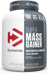 Super Mass Gainer, fursecuri și cremă, 2.7 kg, Dymatize
