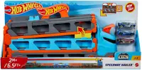 Jucărie pentru copii Mattel Hot Wheels - Autotransportator cu 3 masinute