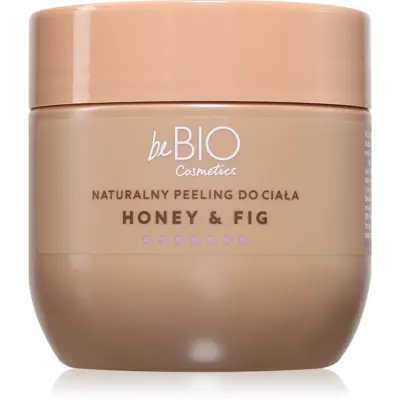 beBIO Honey & Fig exfoliant de corp pentru matifiere 200 ml