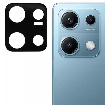 Folie de protectie Camera Spate Techsuit pentru Xiaomi Redmi Note 14S, Sticla Securizata, Neagra