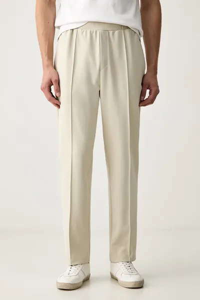 BOSS Green pantaloni de trening pentru bărbați cu bumbac JT_Network Tapered