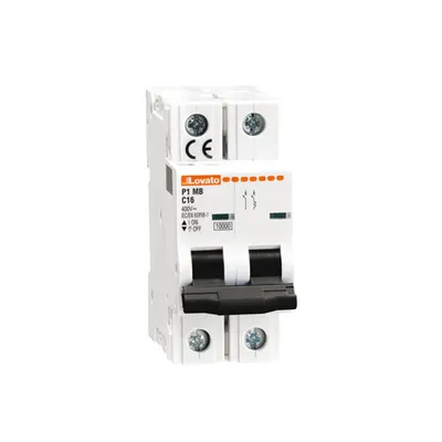 Siguranta automata, 1P+N - 6KA. 2 module, Curba declansare C, 2A