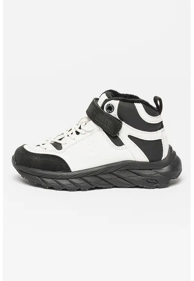 Pantofi sport cu model bicolor - Alb/Negru