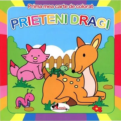 Prima mea carte de colorat. Prieteni dragi - Paperback brosat - ***
