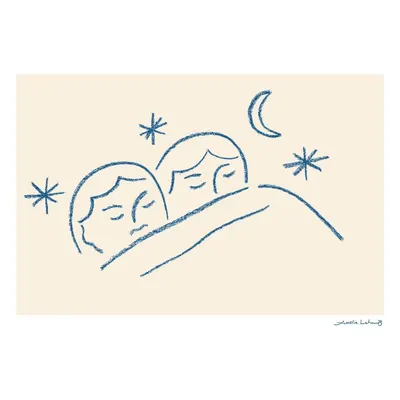 Poster 40x30 cm Slumber – Amélie Lehoux – The Poster Club
