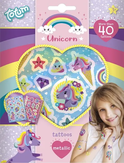 Set de tatuaje pentru copii Totum - Unicorn