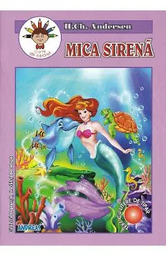 Mica sirena. Carte de colorat