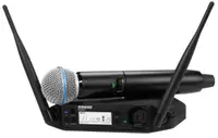 Sistem de microfon wireless Shure - GLXD24+/B58, negru