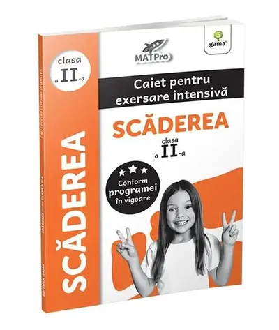 Scăderea. Caiet pentru exersare intensivă. Clasa a II-a - Paperback brosat
