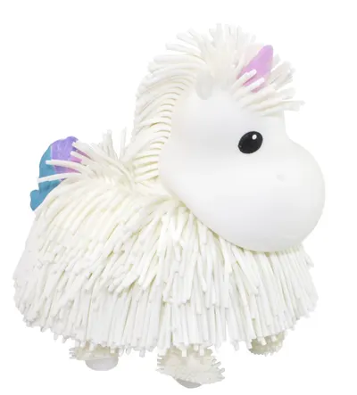 Animalut interactiv Jiggly Pets Rochelle Unicorn Alb