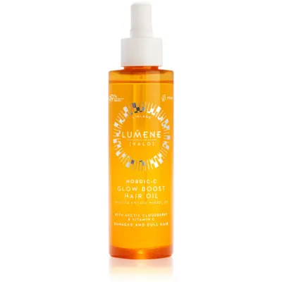 Lumene Nordic-C [VALO] Glow Boost Ulei de întărire și strălucire pentru păr uscat și deteriorat 75 ml