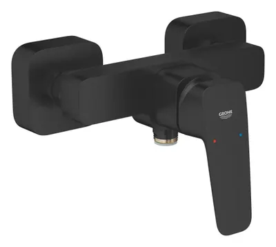 Baterie dus Grohe Cubeo 1018242430, aparenta, monocomanda, Negru mat
