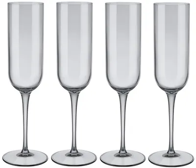 Set 4 pahare de vin Blomus - Fuum, 210 ml, gri