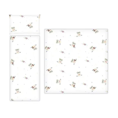 Set matlasat pentru carucior Lorelli Ranfors bear beige