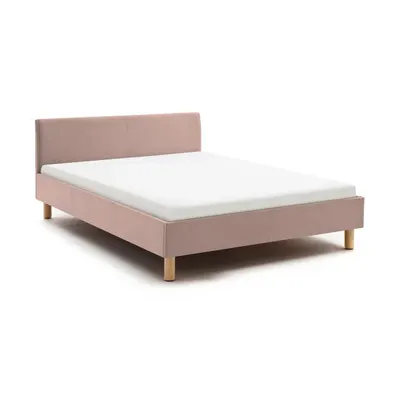 Pat roz tapițat fără somieră 120x200 cm Lena – Meise Möbel