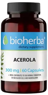 Acerola, 300 mg, 60 capsule, Bioherba