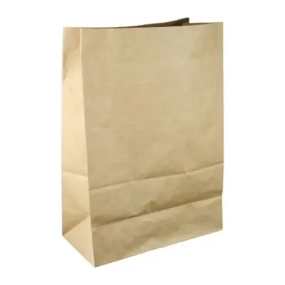 Punga din Hartie fara Maner, Natur, 18 x 7 x 27 cm, 500 Bucati