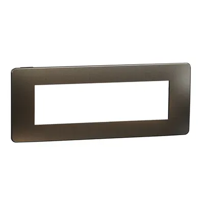 Placa ornament, Unica Studio Metal, 7 module, dark aluminiu sau negru