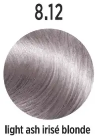 Vopsea de par profesionala ELEMENT 8.12 Light Ash Irise Blonde 100ml