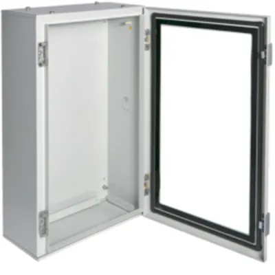 Tablou metalic IP65 72M 650x400x200, ușă transparentă