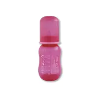 Sticlă de plastic Baby Nova - 130 ml, roz
