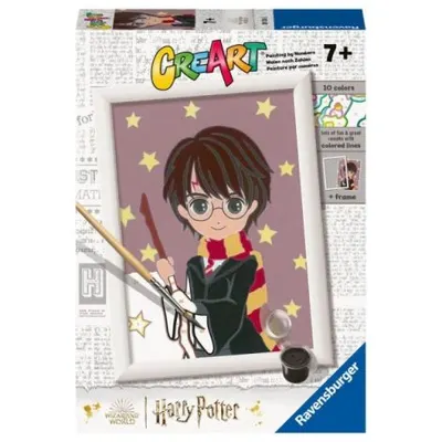 Ravensburger - CreArt pictura pe numere pentru copii Harry Potter