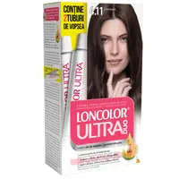 Vopsea de par permanenta Ultra Duo Max Nr. 4.11, 200ml, Loncolor