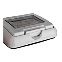 Cutie montaj aparent, IP55, capac transparent, 2M, alba