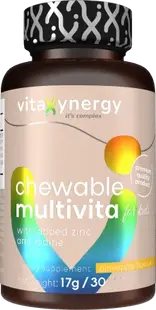 Multivitamine masticabile pentru copii, 30 tablete, Vitaxynergy