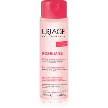 Uriage Roseliane Dermo-Cleansing Fluid lotiune de curatare pentru netezirea pielii