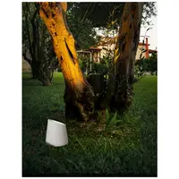 Spot FOX Alb Sandstone Sticla Difusser LED GU10 1x7 Wat IP65 100-240 Volt Fara bec