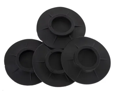 Set 4 picioruse pentru masina de spalat NEGRE