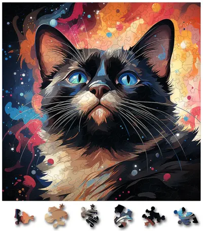 Puzzle din lemn - Snowshoe 4
