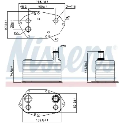Radiator ulei, ulei motor NISSENS 90786