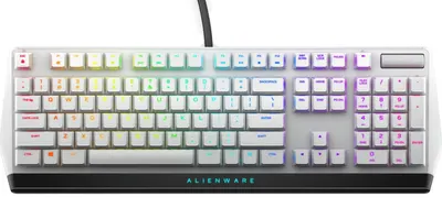 Tastatură mecanică Alienware - AW510K, Cherry MX, RGB, Lunar Light