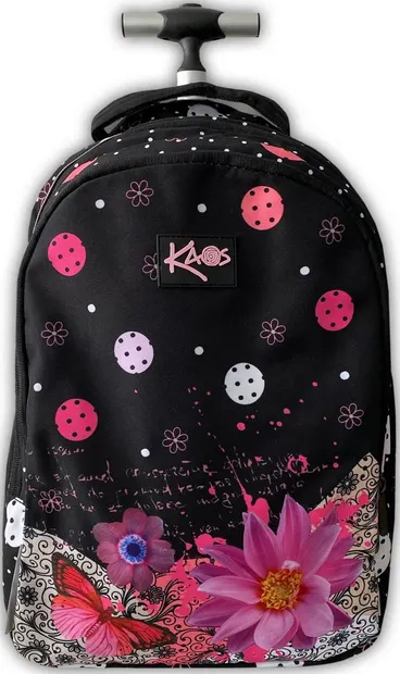 Ghiozdan Kaos Layla - 2 in 1, cu roti