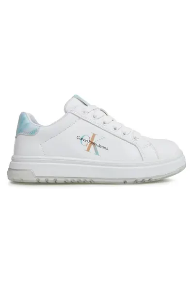 Pantofi sport pentru Fete - low cut lace-up sneaker - V3A9-80787-1355X256 - Alb - Alb