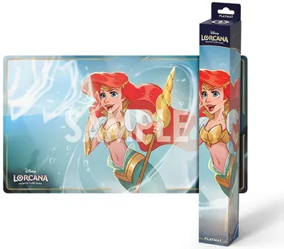 Covoraș de joc de cărți Ravensburger - Disney Lorcana TCG: Ariel, Sonic Warrior
