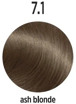 Vopsea de par Profesionala ELEMENT 7.1, 100 Ml, Ash Blonde