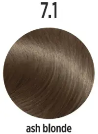 Vopsea de par Profesionala ELEMENT 7.1, 100 Ml, Ash Blonde