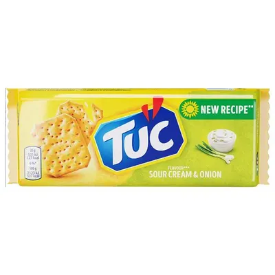 Biscuiti sarati cu aroma de smantana si ceapa Tuc 100g Engros