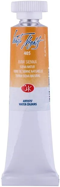 Vopsea de acuarelă Nevskaya Palitra Leningrad Nopți Albe - 405, Sienna natural, 10 ml