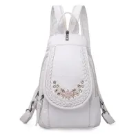 Rucsac dama, Flower GT449, model alb