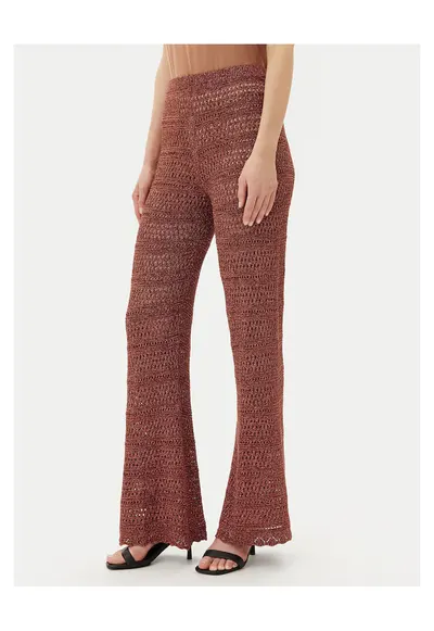 Pantaloni pentru dama tricotati - maro
