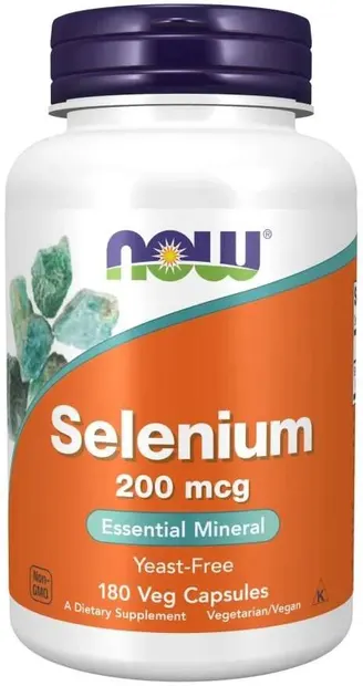 Selenium, 200 mcg, 180 capsule, Now